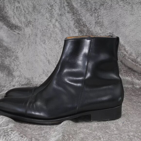 Sutor Mantellassi Black Leather Boots - Size 12 US / 45 EU - Picture 4 of 8